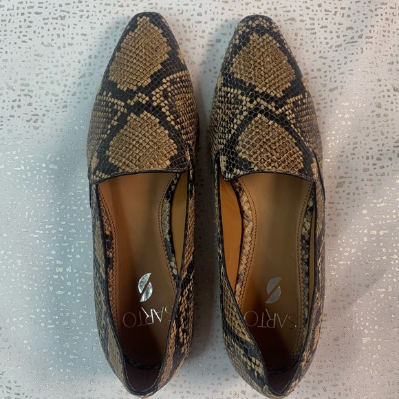 SARTO Leather Flats size 6.5M - Picture 1 of 11